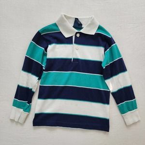 Vintage Navy/Aqua Striped Shirt 5t